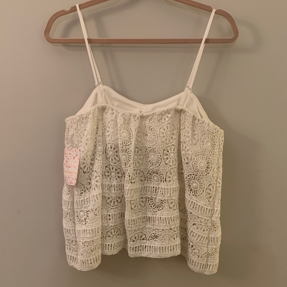 Free People Eyelet Tank Top